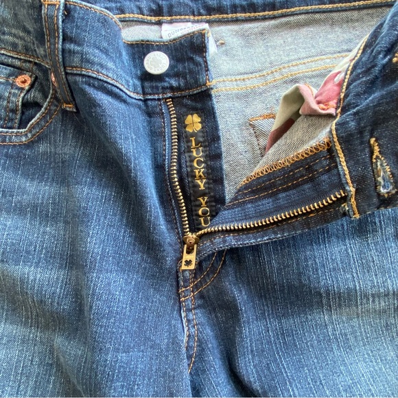 LUCKY BRAND Dungarees Boot Cut Jeans Size 10/30 - Picture 9 of 11